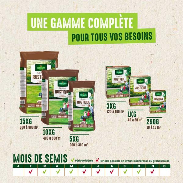 Rustique - Gazon Rustique - 3 kg - image